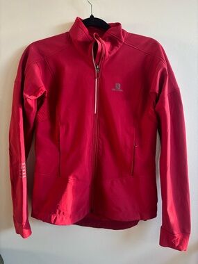 Salomon Women's Bright Red Ski Softshell Jacket